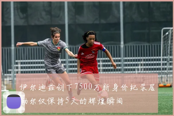 伊尔迪兹创下7500万新身价纪录居勒尔仅保持5天的辉煌瞬间